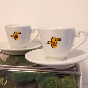 Losa Cafe Italy Espresso Set White Porcelain